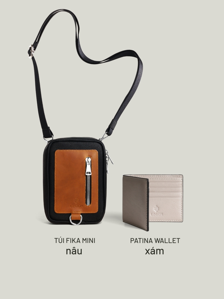 Túi Fika + Ví Patina