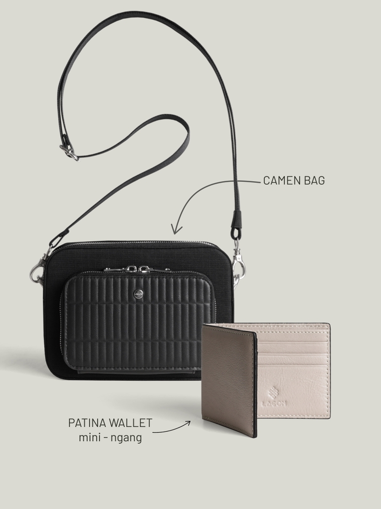 Combo Túi Camen + Ví Patina Mini Ngang