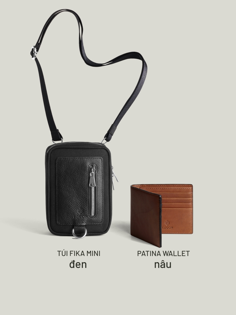 Túi Fika + Ví Patina