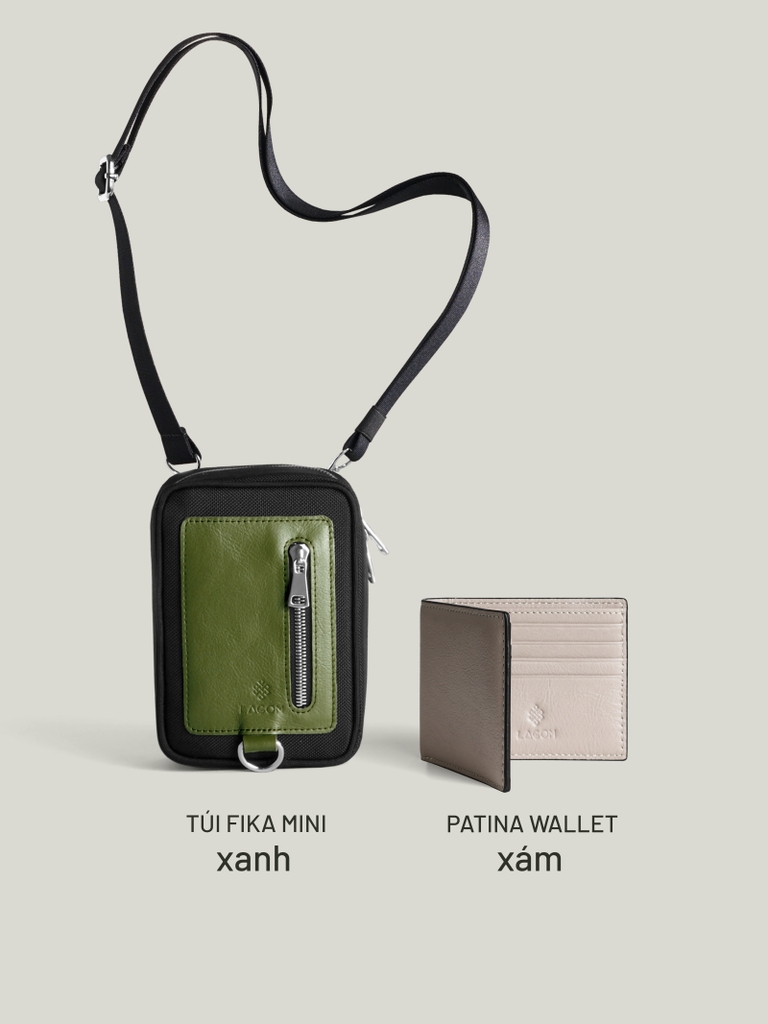 Túi Fika + Ví Patina