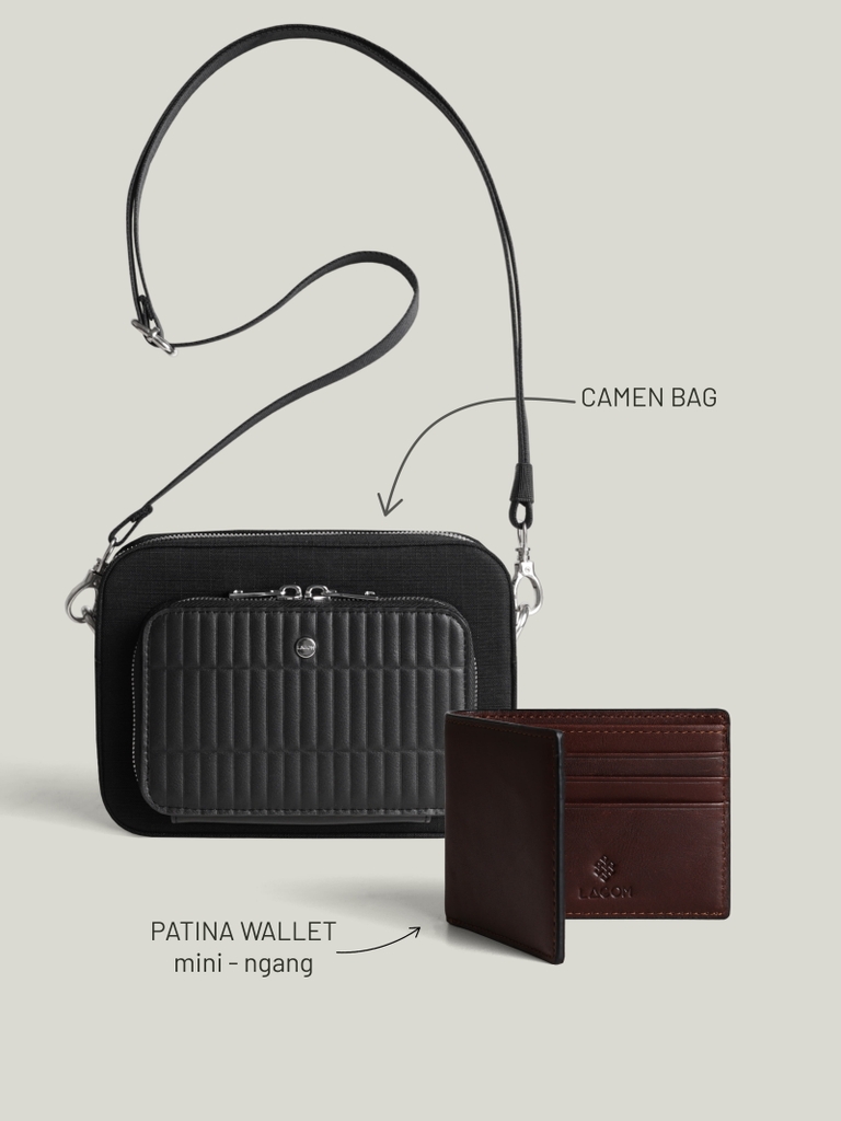 Combo Túi Camen + Ví Patina Mini Ngang