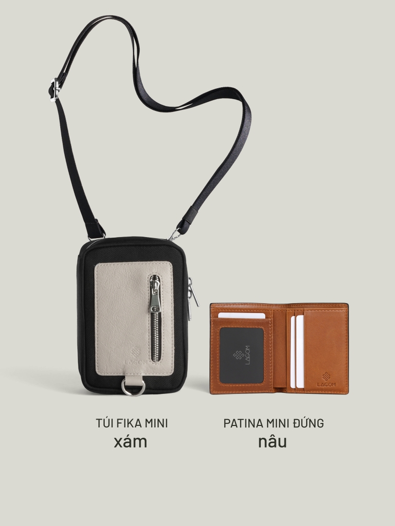 Túi Fika + Patina Mini Đứng