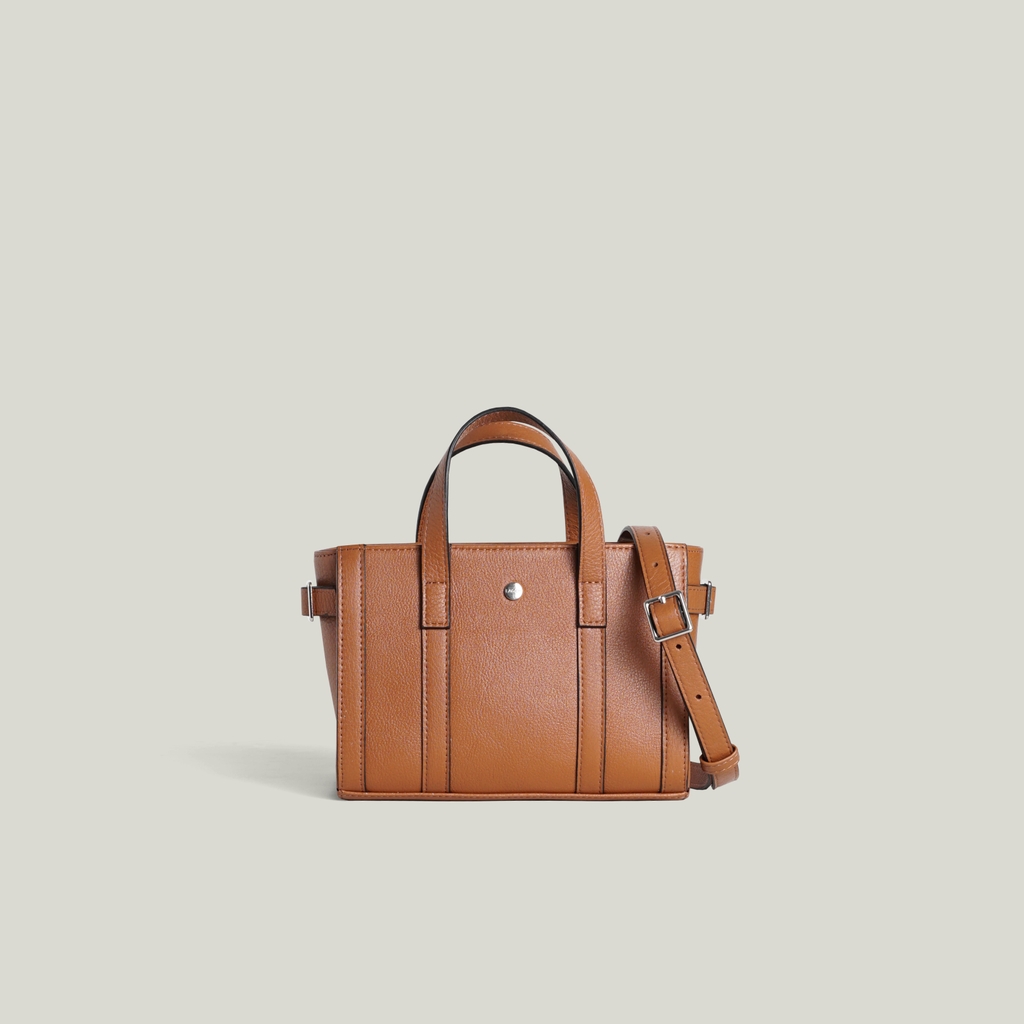 City Cabas S - Leather Small Tote Bag