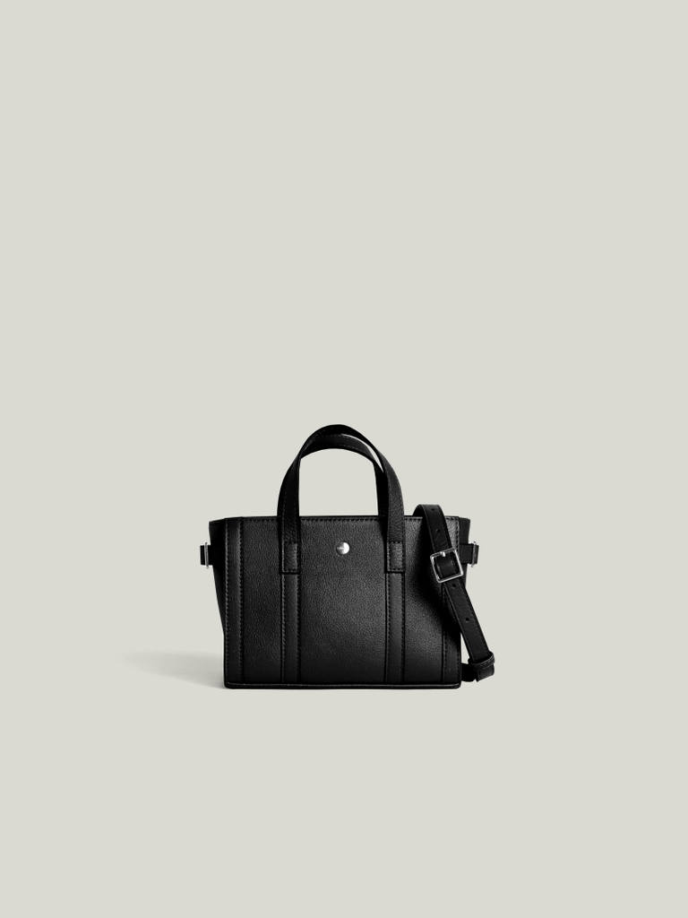 City Cabas S - Leather Small Tote Bag