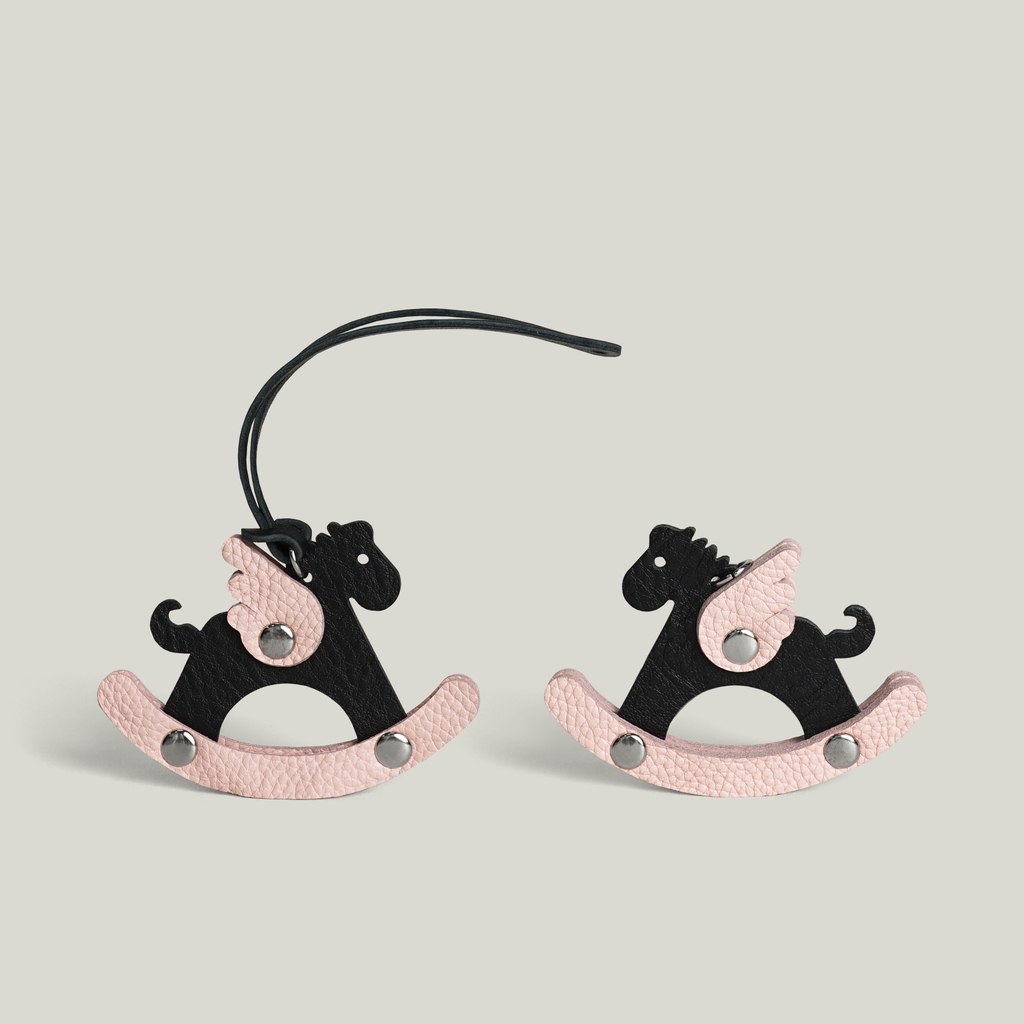 Leather Horse Bag Charm