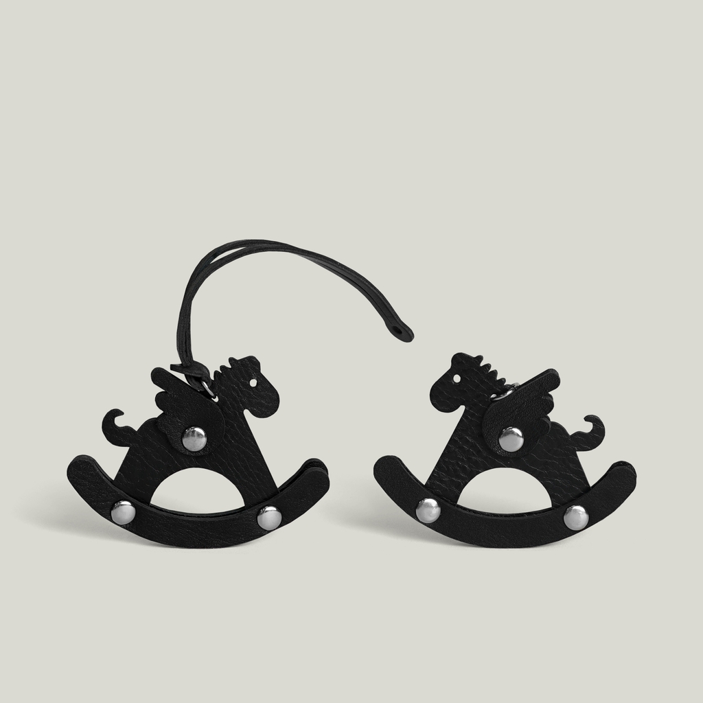 Leather Horse Bag Charm