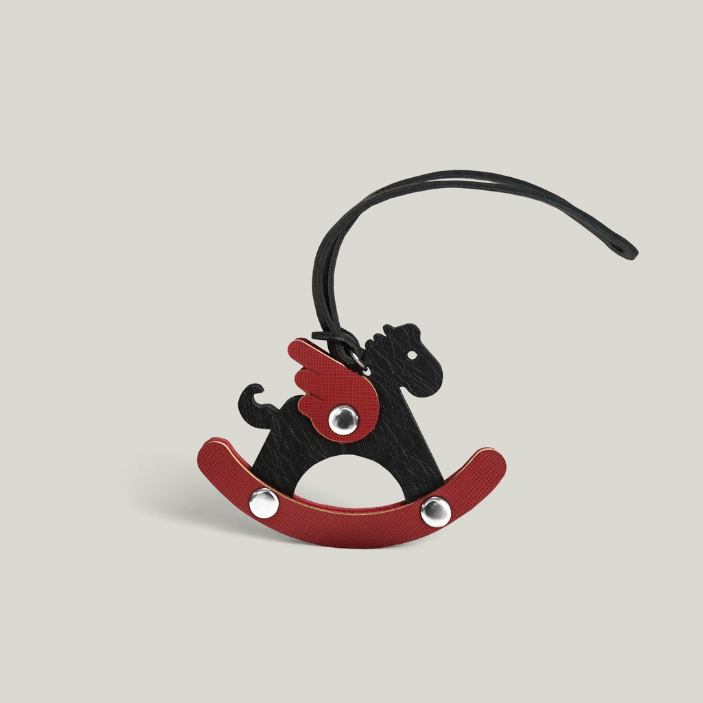 Leather Horse Bag Charm