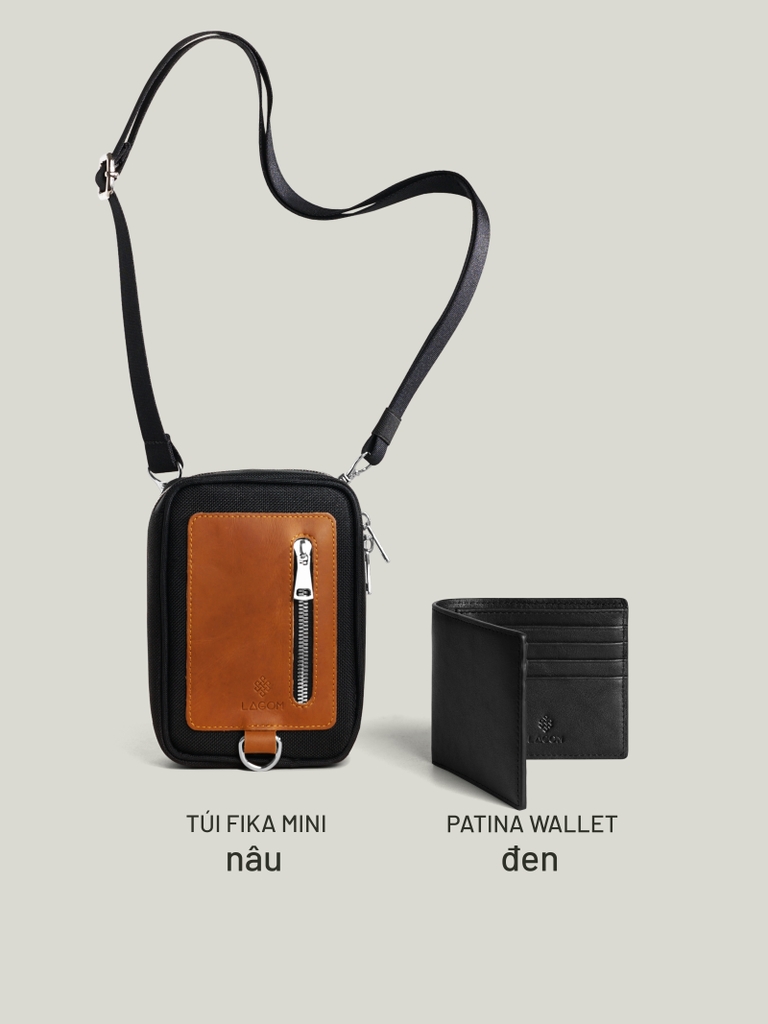 Túi Fika + Ví Patina