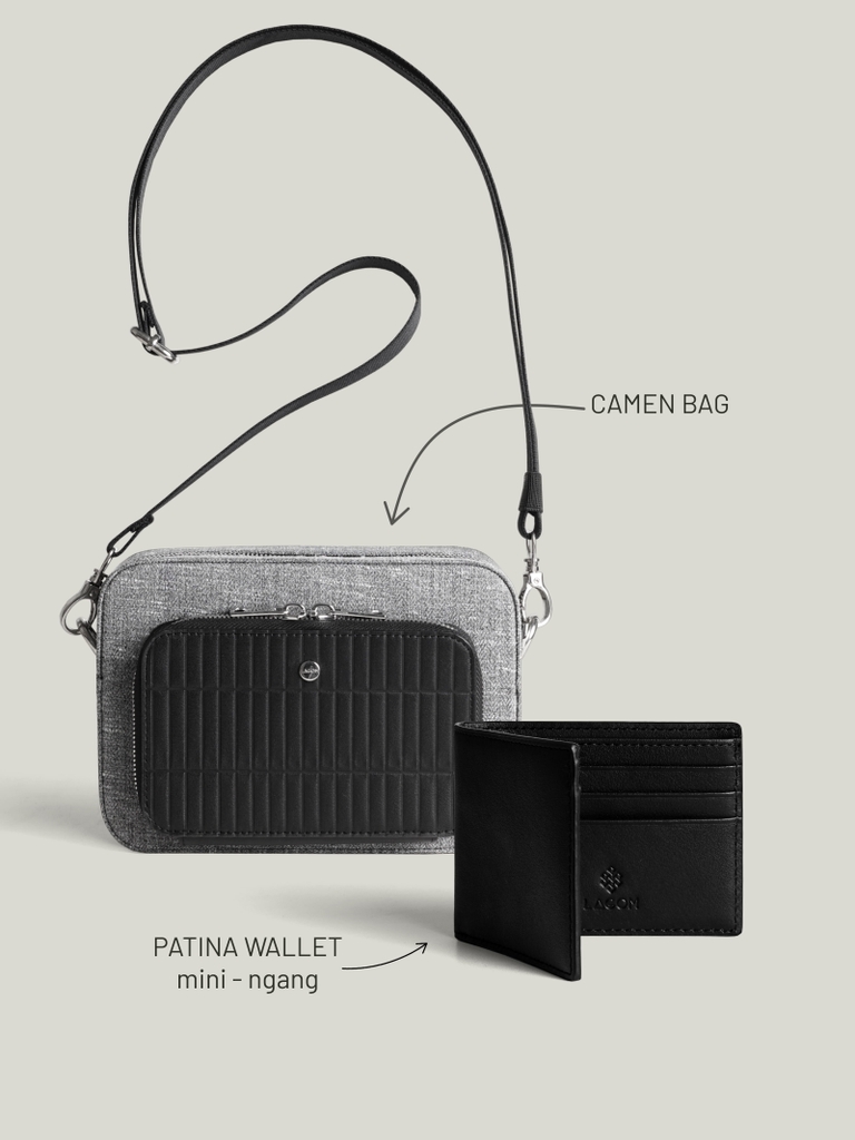 Combo Túi Camen + Ví Patina Mini Ngang