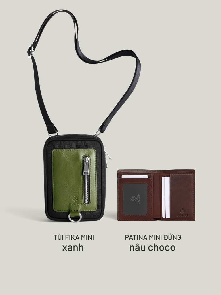 Túi Fika + Patina Mini Đứng