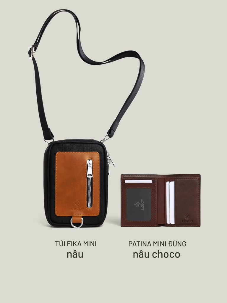 Túi Fika + Patina Mini Đứng