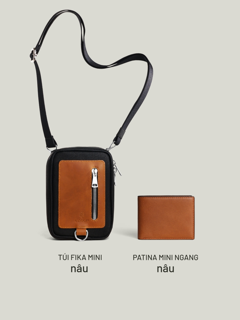 Túi Fika + Patina Mini Ngang