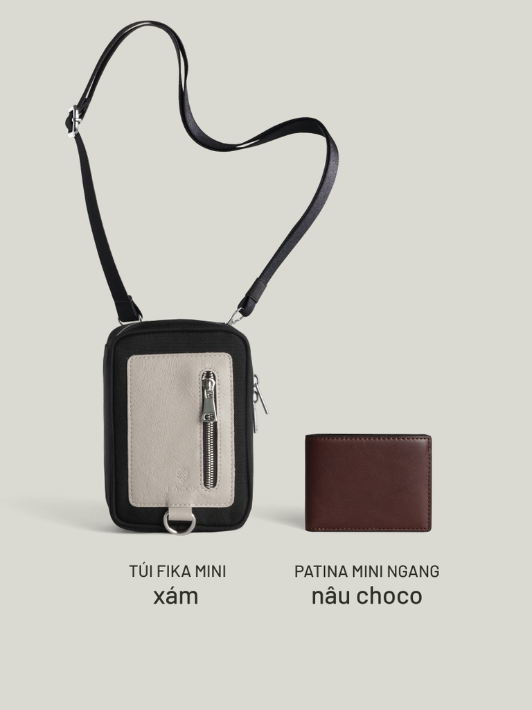 Túi Fika + Patina Mini Ngang