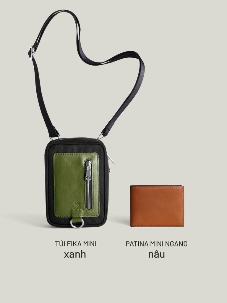 Túi Fika + Patina Mini Ngang
