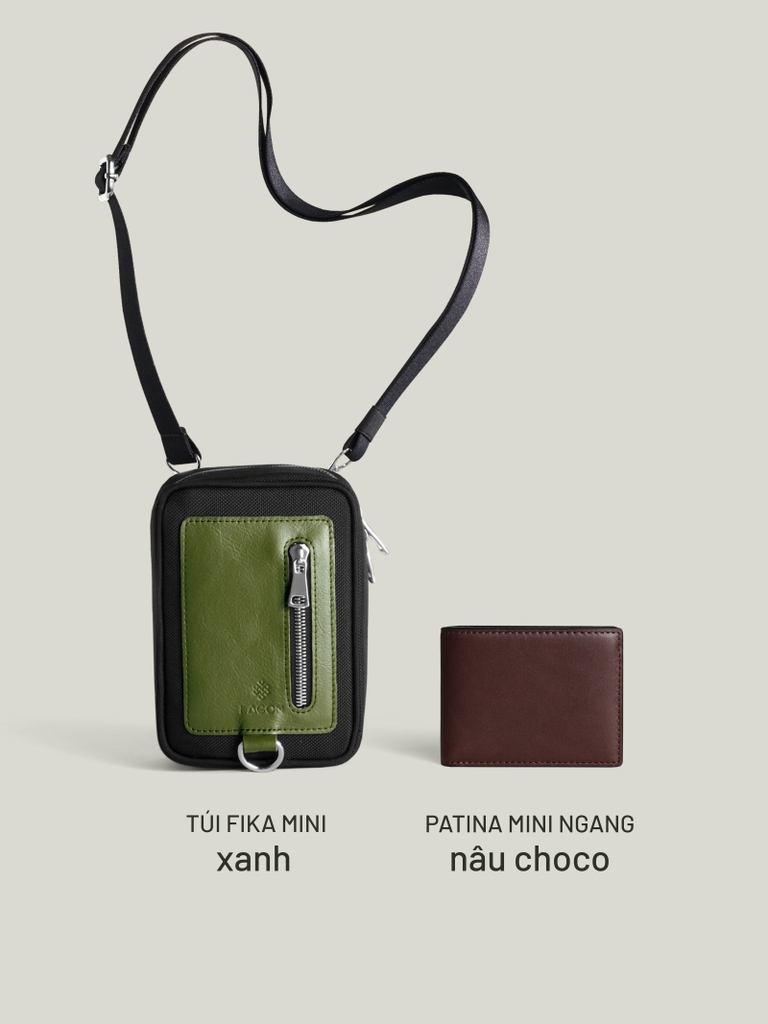 Túi Fika + Patina Mini Ngang