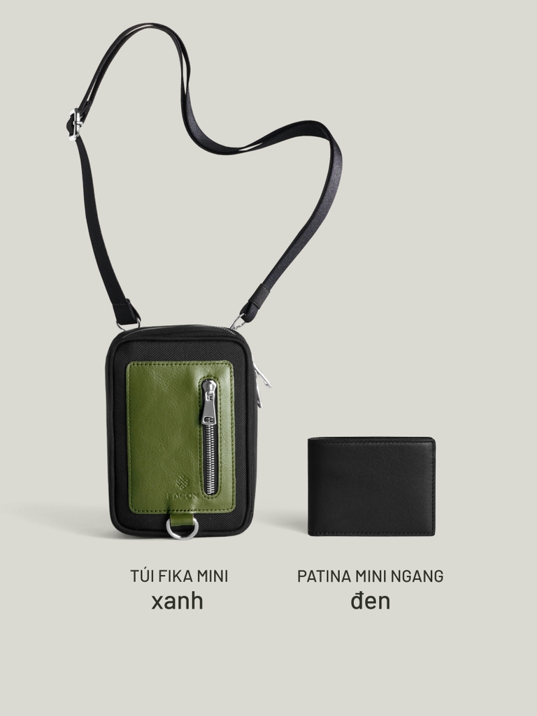 Túi Fika + Patina Mini Ngang