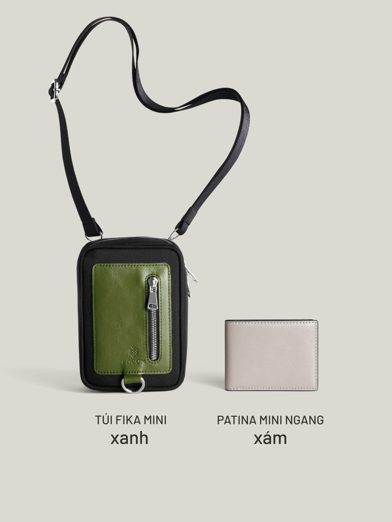 Túi Fika + Patina Mini Ngang