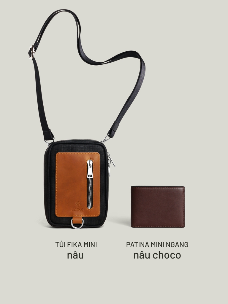 Túi Fika + Patina Mini Ngang