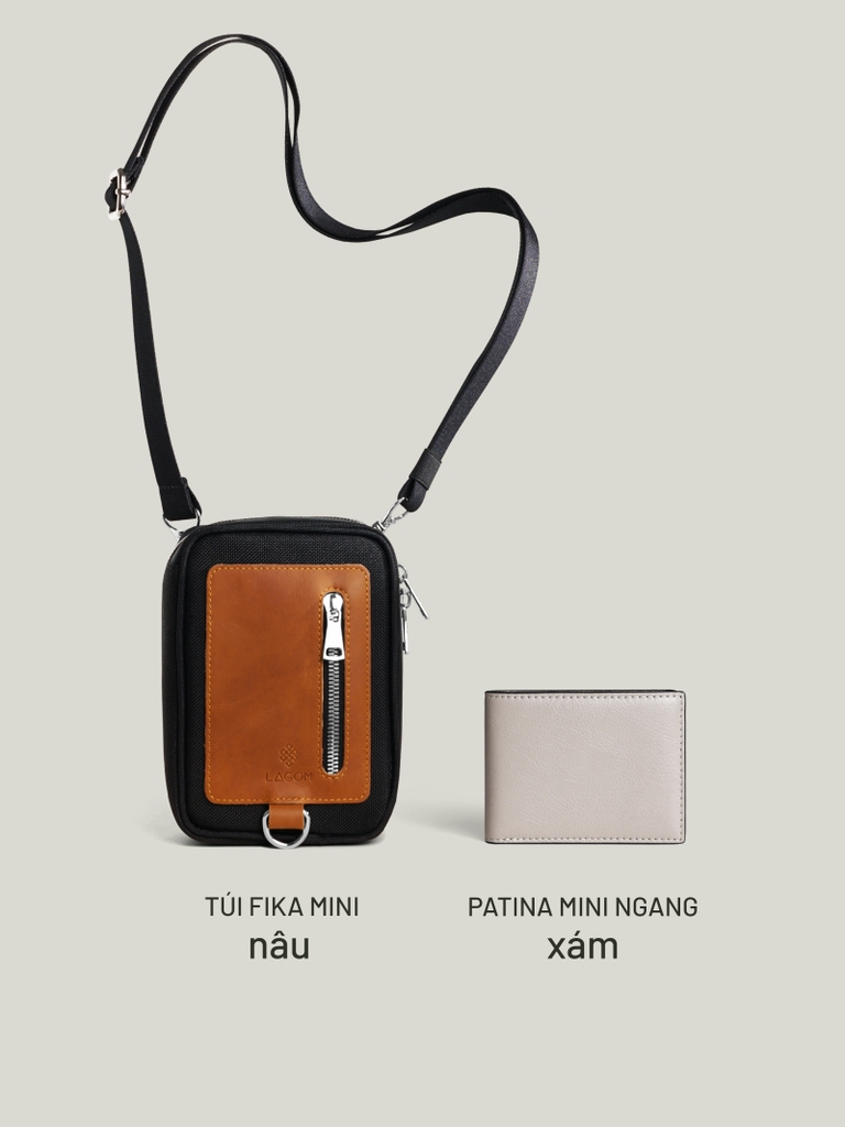 Túi Fika + Patina Mini Ngang