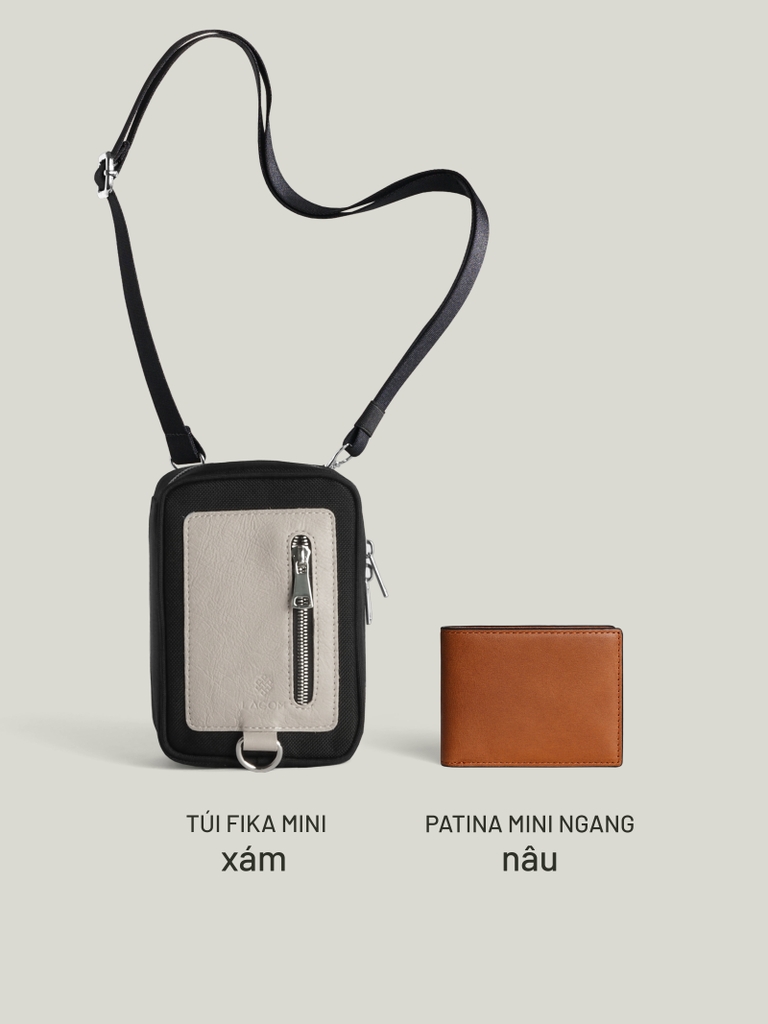 Túi Fika + Patina Mini Ngang