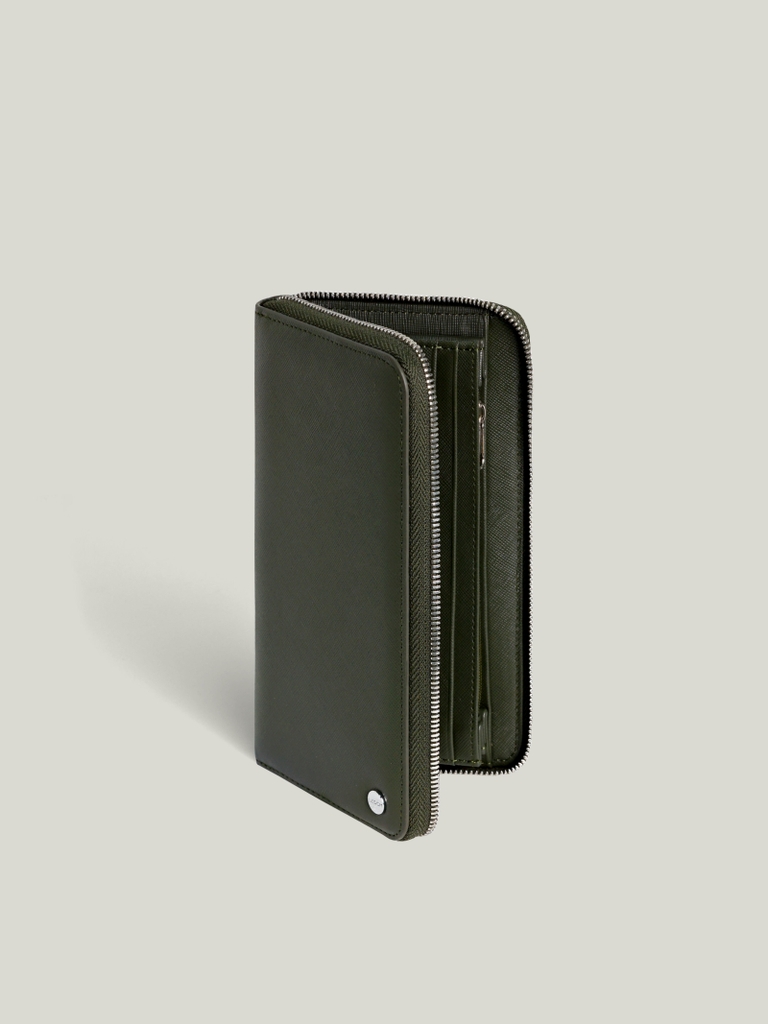 Forest Zippy Clutch