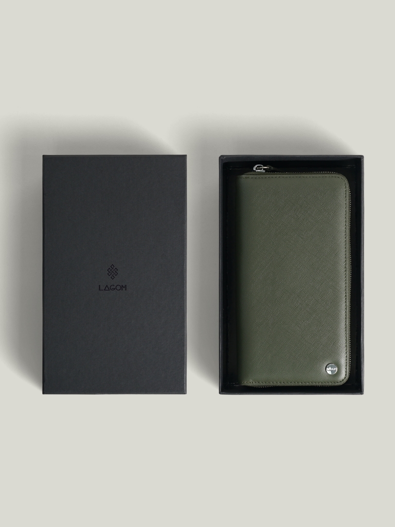 Forest Zippy Clutch
