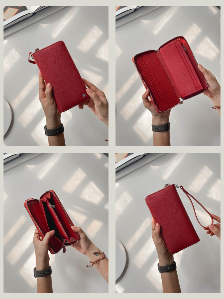 Forest Zippy Clutch