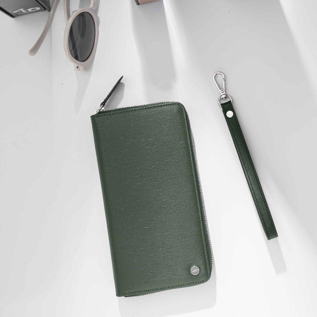 Forest Zippy Clutch