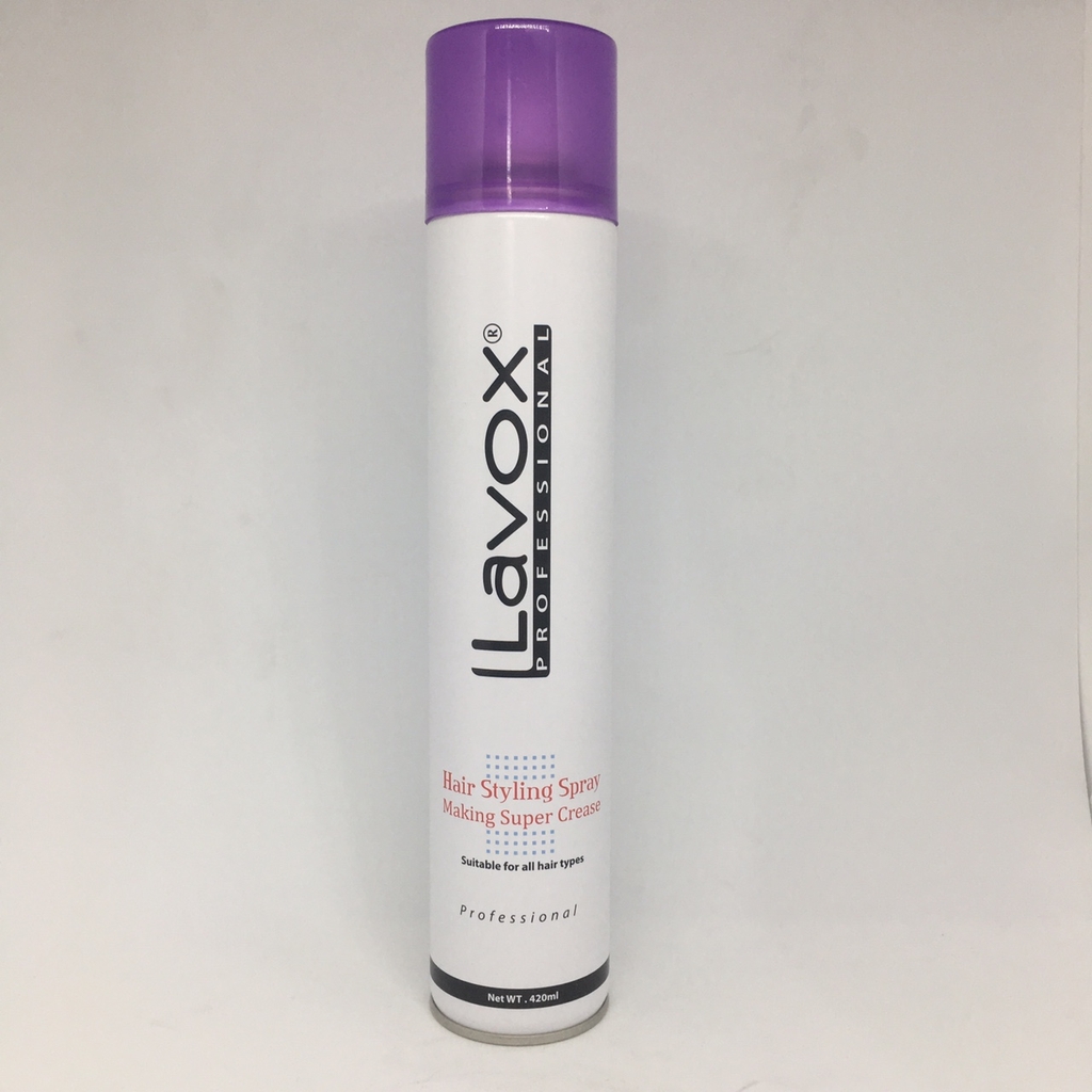 Giảm giá Keo xịt tóc Lavox 420ml nắp đen keo cứng  BeeCost