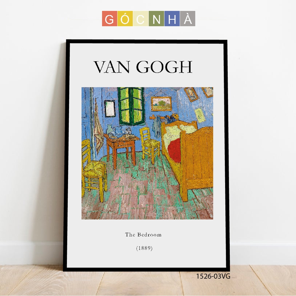 Tranh VAN GOGH- Tranh canvas treo tường hiện đại- Tranh trang trí phòng  khách, phòng ngủ- GN1526-03 Góc nhà Decor