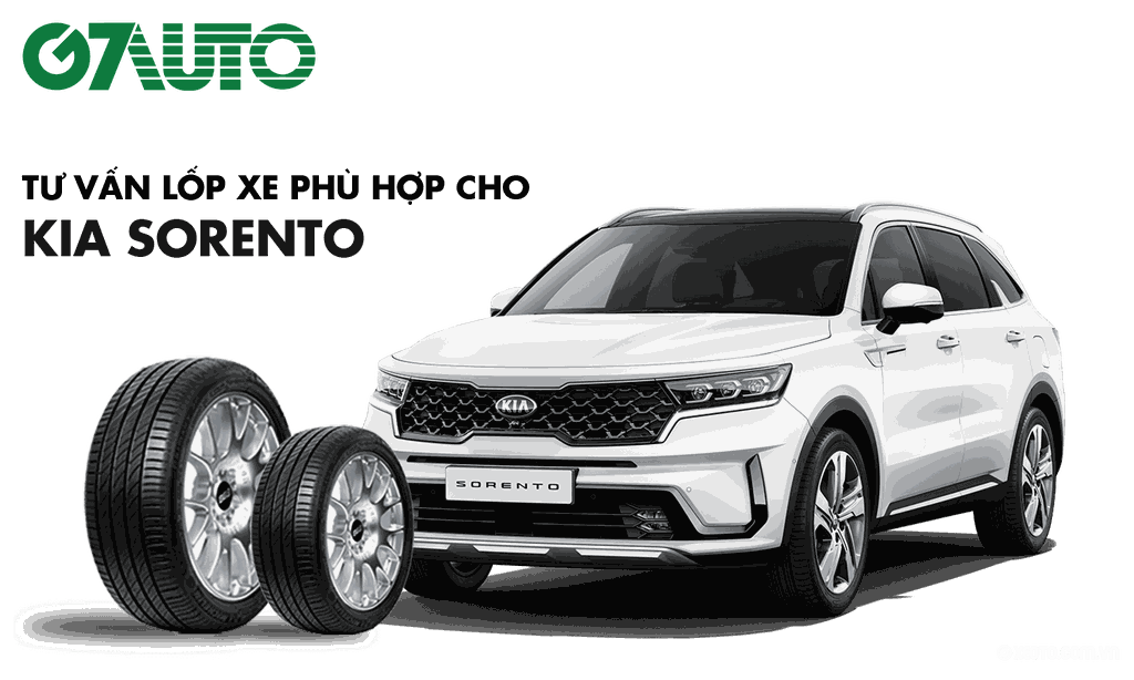 Lốp xe Kia Sorento: Thông số và Bảng giá mới nhất