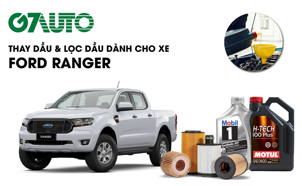 Xe Ford Ranger thay bao nhiêu lít nhớt? Dùng lọc dầu nhớt nào? | G7Auto.vn Xe Ford Ranger Thay Bao Nhiêu Lít Nhớt? Dùng Lọc Dầu Nhớt Nào? | G7Auto.Vn