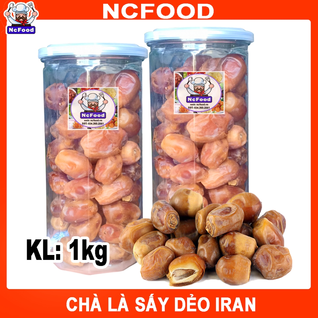 1kg (2 Hủ) Chà Là Sấy Dẻo IRan Loại Ngon (NCFOOD)