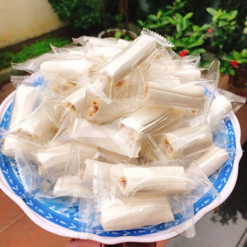 1kg (2 Gói) Kẹo Dồi Lạc Vừng (NCFOOD)