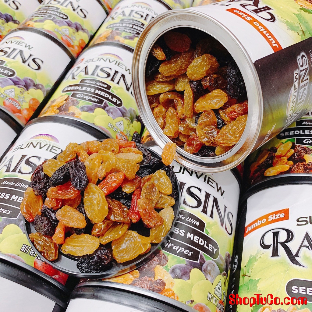 #65k_Nho Khô Không Hạt Raisins 425g (Nho Thập Cẩm ) NCFOOD