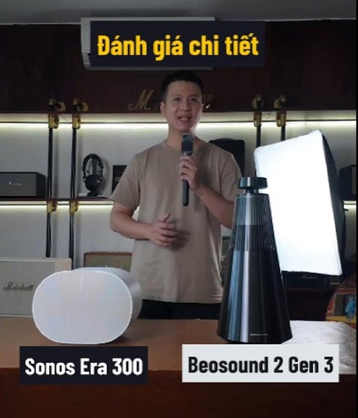 So sánh chi tiết Sonos Era 300 và B&O Beosound 2 Gen 3