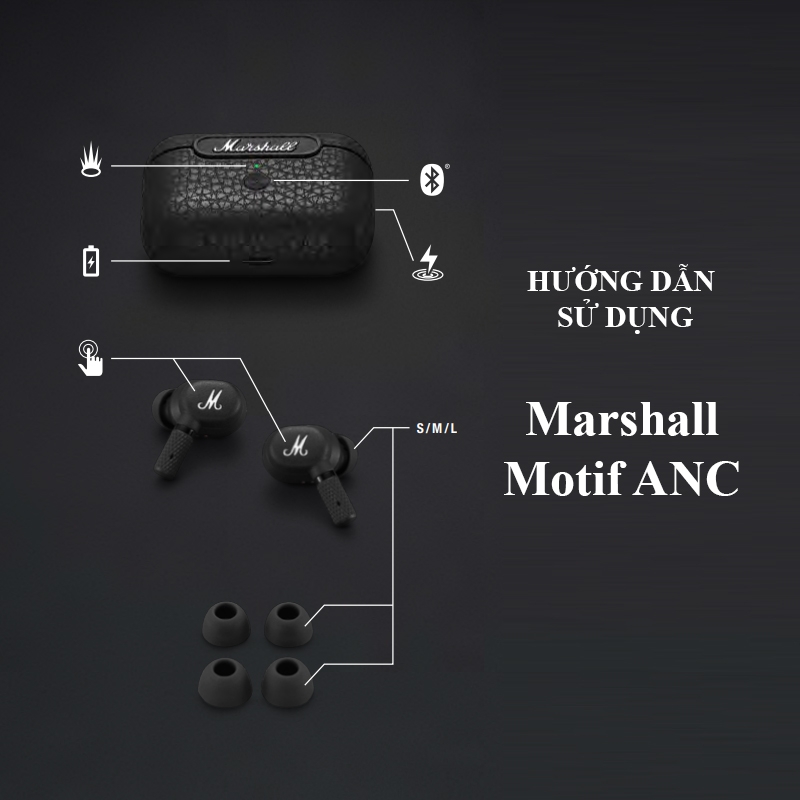 Hướng dẫn sử dụng Marshall Motif A.N.C