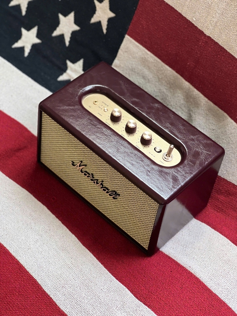 Marshall Acton III Burgundy: Bản giao hưởng của sắc đỏ thượng lưu – Độc quyền tại Đại Nam Sky Music