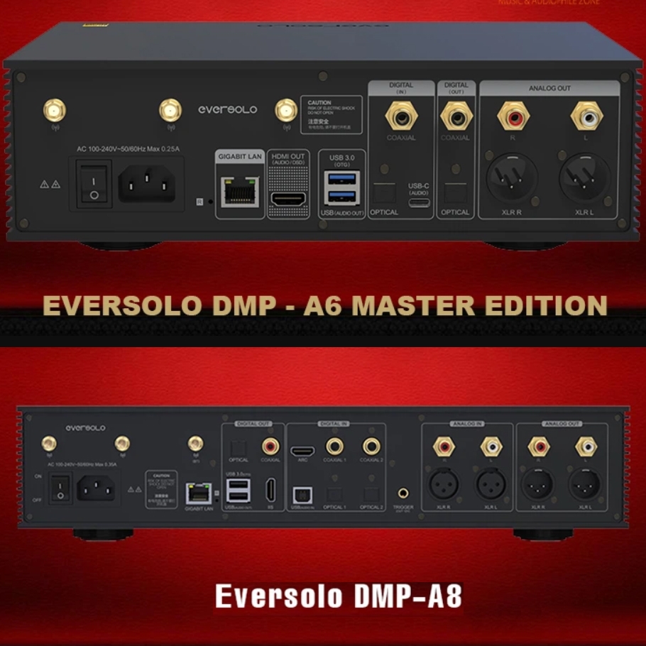 So Sánh Eversolo DMP-A6 Master Edition và Eversolo DMP-A8: Khi 