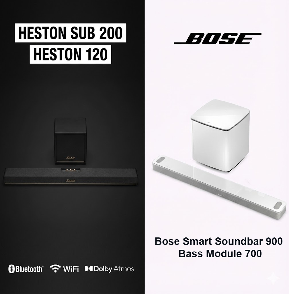 SO SÁNH COMBO MARSHALL HESTON 120 & BOSE SMART SOUNDBAR 900: KHI 