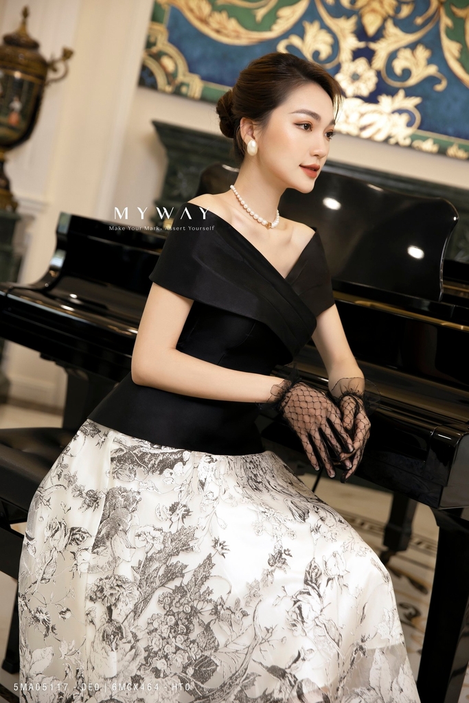 Đầm Nữ Xòe Trễ Vai Chiết Eo Tôn Dáng Siêu Xinh. Váy Nữ Trễ Vai Phong Cách  Hàn Quốc Hàng Siêu Cấp - khuyến mãi giá rẻ chỉ: 339.000 đ | Giảm