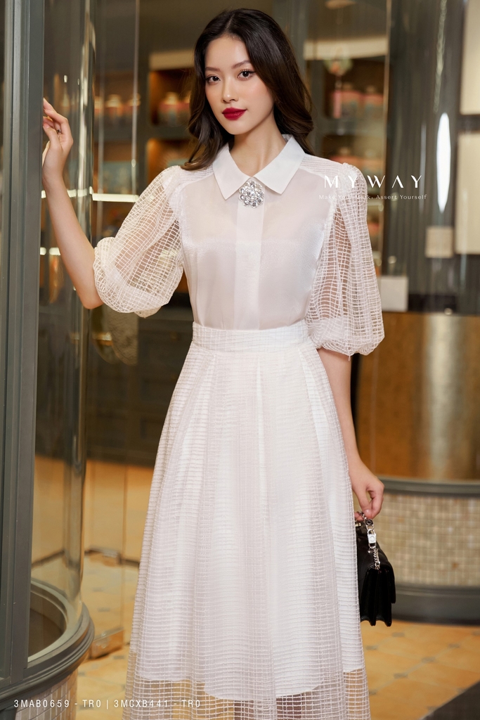 Chân váy midi Hàn Quốc đẹp, cao cấp, sang trọng 2016