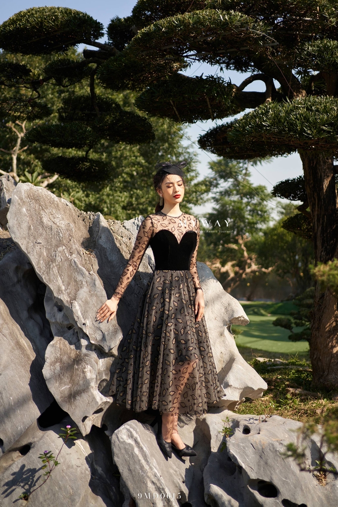 Váy Hai Dây Ren Ren Lưới Khắc Nổi Trang Nhã CLA Lồng Tù Hoa Hồng Gothic  Lolita Tự Thiết Kế Nước Sốt 2022 | Lazada.vn