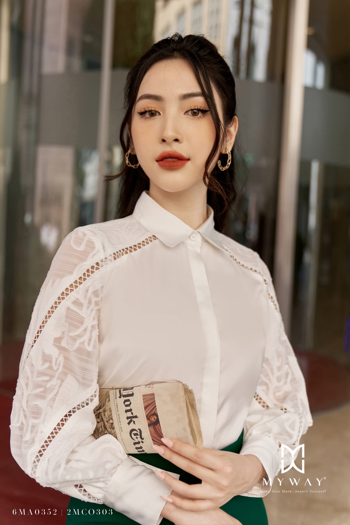 Áo Sơ Mi Nữ Đẹp Biến Tấu Trendy Họa Tiết Tơ Hoa Malin | My Way Fashion ||  Thời Trang Thiết Kế Cao Cấp