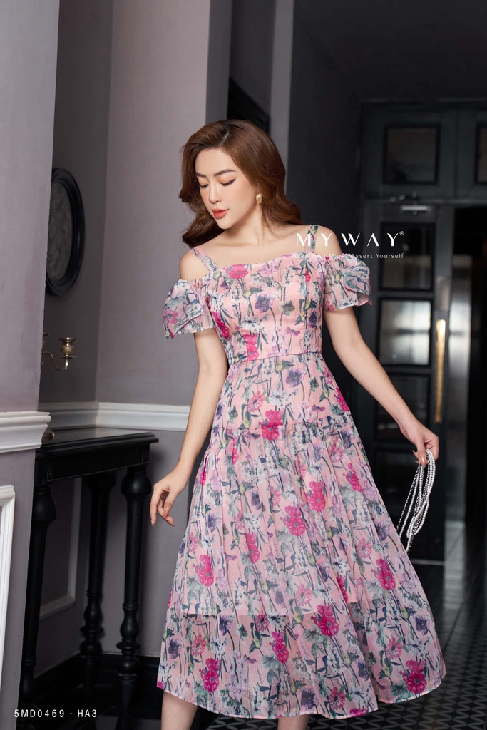 SIÊU HOT 2023 Váy voan hoa dáng xòe nhẹ nhàng tay phối nơ xinh xắn Váy  hoa cao cấp váy hoa thiết kế  XU XU SHOP  Đầm nữ thiết kế