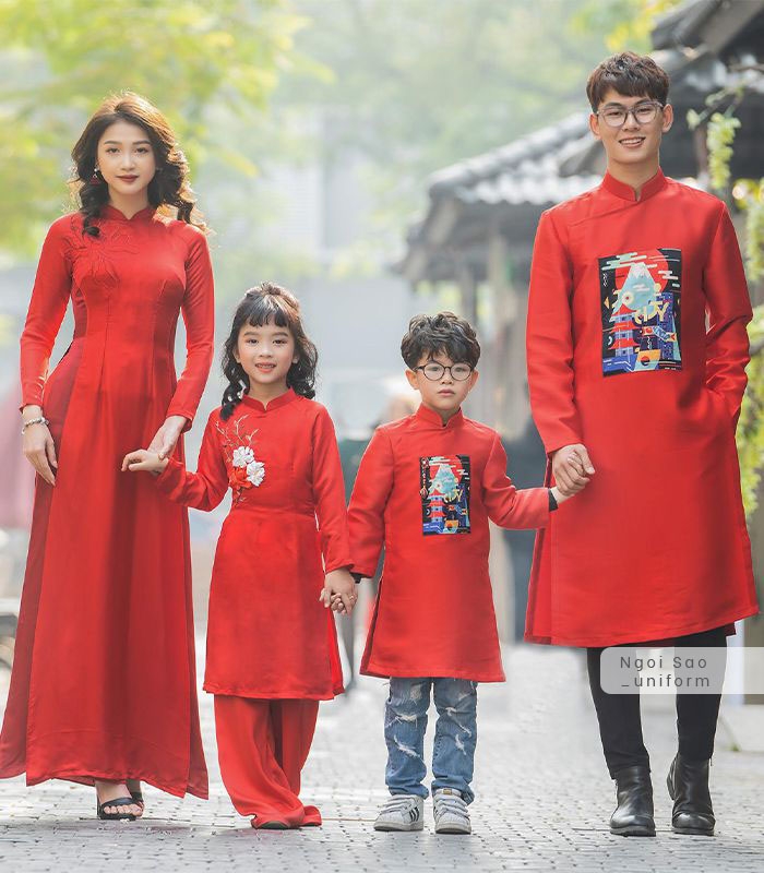 100 Mẫu áo đồng phục gia đình mùa hè rẻ đẹp tại Hà Nội Đồng phục Ngôi Sao