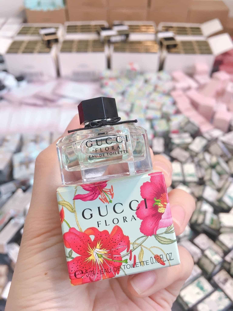 Nước hoa Gucci Flora Emerald Gardenia Mini 5ml | Ponny beauté