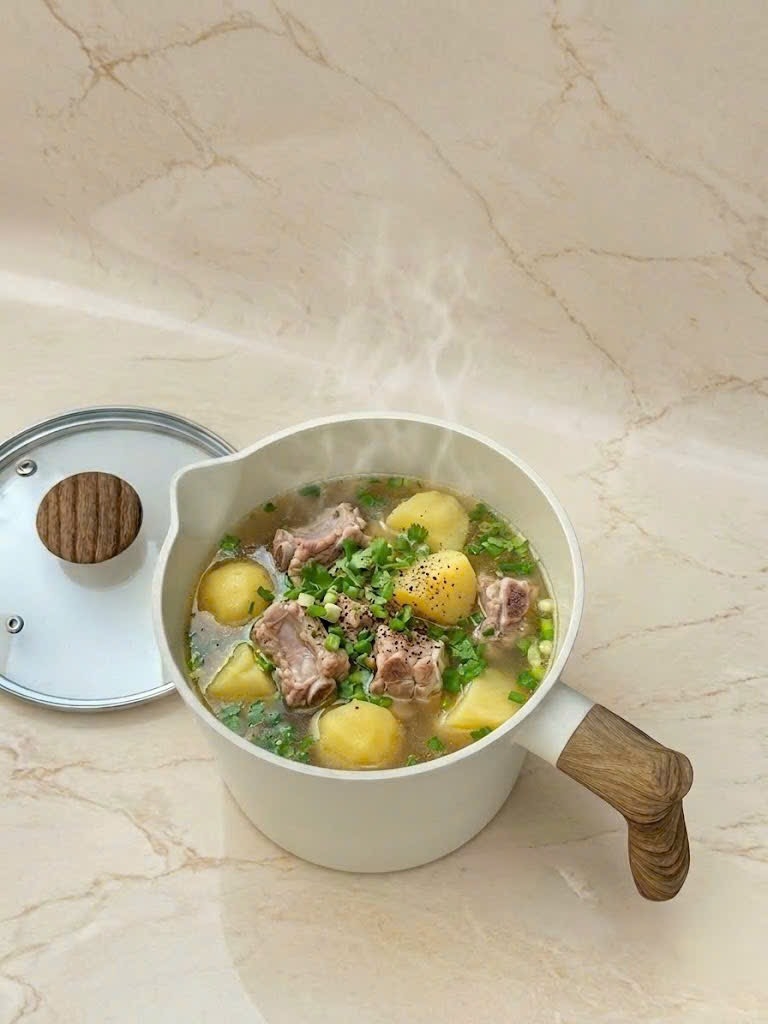 Nồi nhôm đúc chống 
dính Todaii - 16cm, 
thành cao 13cm