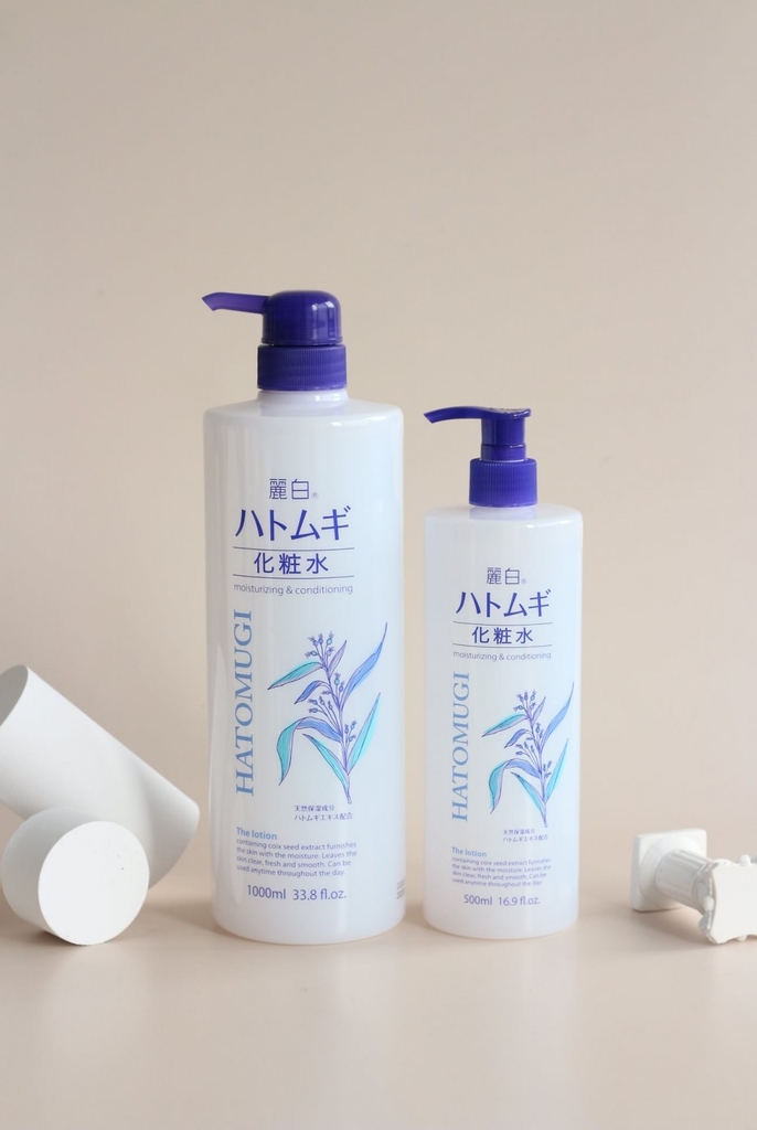 Nước Hoa Hồng Hatomugi Dưỡng Ẩm Mềm Mịn Trắng Da 500Ml