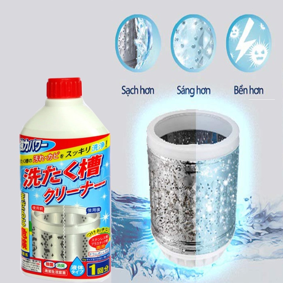 Nước tẩy lồng giặt 400ml - Nhật Bản